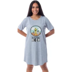 Star Wars Womens' R2-D2 C-3PO BB-8 Resistance Nightgown Sleep Pajama Shirt Grey -Sleepwear Sales Store GUEST 68307832 c382 4941 82fe 98feef246ed6