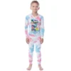 DC Comics Kids' Super Hero Girls 2 Piece Tight Fit Youth Pajama Set Multicolored