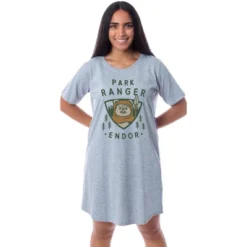 Star Wars Womens' Ewok Park Ranger Endor Nightgown Sleep Pajama Shirt Grey 5 Star Wars Womens' Ewok Park Ranger Endor Nightgown Sleep Pajama Shirt Grey -Sleepwear Sales Store GUEST 6bb2f3b4 7ca6 43b6 b006 7e9510c7c557