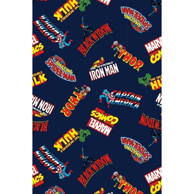 Marvel Comics Mens' Superhero Logo Titles Loungewear Pajama Pants Blue 2 Marvel Comics Mens' Superhero Logo Titles Loungewear Pajama Pants Blue - Image 2