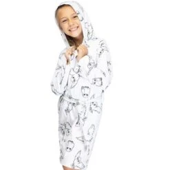 Harry Potter Girls Hedwig Owl Robe Minky Soft Plush Coverup -Sleepwear Sales Store GUEST 6bb65a46 459a 44ff 895c 70d3d09d407e
