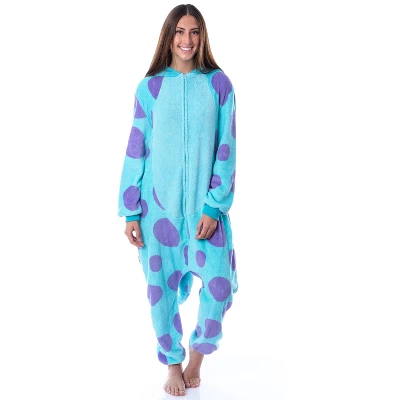 Disney Monsters Inc Adult Sulley Kigurumi Costume Union Suit Pajama 2 Disney Monsters Inc Adult Sulley Kigurumi Costume Union Suit Pajama - Image 2