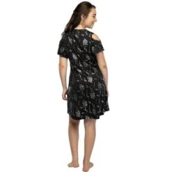 Harry Potter Women's Juniors Up To No Good Cold Shoulder Nightgown 8 Harry Potter Women's Juniors Up To No Good Cold Shoulder Nightgown -Sleepwear Sales Store GUEST 6cff9973 201d 442d 9d62 8250781ae175