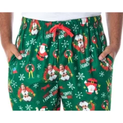 Elf The Movie Men's Buddy OMG! Santa I Know Him! Allover Print Pajama Pants Green -Sleepwear Sales Store GUEST 6e245c1c 1305 4208 a2c3 137ca4951d7e