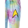 Star Trek Womens' Starfleet Icon Symbol Sleep Jogger Pajama Pants Multicolored