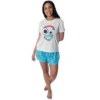 Disney Women's Toy Story Forky Shirt And Shorts 2 Piece Pajama Set Forky