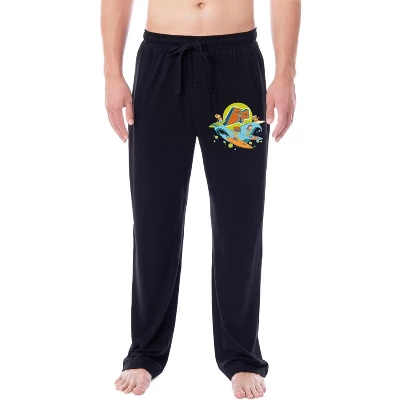 Nickelodeon Mens' Rocket Power Surfs Up Otto Regina Maurice Sam Pajama Pants Black 3 Nickelodeon Mens' Rocket Power Surfs Up Otto Regina Maurice Sam Pajama Pants Black - Image 3