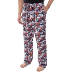 Marvel Men's Spiderman Comic Book Print Sleep Lounge Pajama Pants Job For Spider-Man -Sleepwear Sales Store GUEST 71be5a11 8273 4490 af91 ec9148332851
