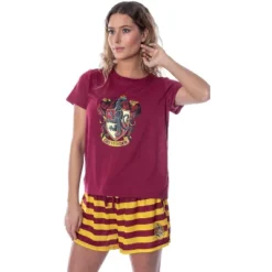 Harry Potter Women's Hogwarts Castle Shirt And Shorts Pajama Set - All 4 Houses 14 Harry Potter Women's Hogwarts Castle Shirt And Shorts Pajama Set - All 4 Houses -Sleepwear Sales Store GUEST 71d41746 9acc 4f0e 8504 da59acad5acd