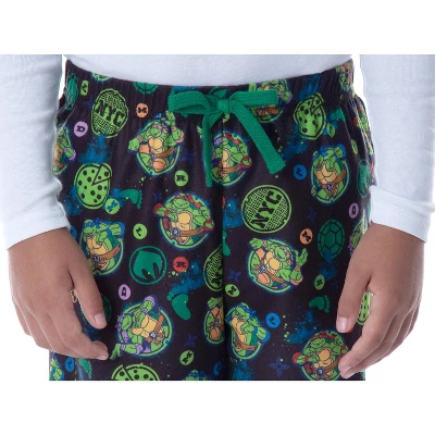 Nickelodeon Boys' Teenage Mutant Ninja Turtles TMNT Character Pajama Pants Black 3 Nickelodeon Boys' Teenage Mutant Ninja Turtles TMNT Character Pajama Pants Black - Image 3