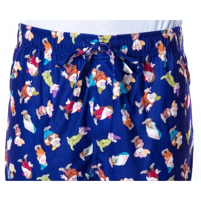 Disney Men's Snow White And The Seven Dwarfs Allover Dwarves Pajama Pants Seven Dwarfs 2 Disney Men's Snow White And The Seven Dwarfs Allover Dwarves Pajama Pants Seven Dwarfs - Image 2