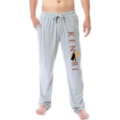 Star Wars Mens' Obi-Wan Kenobi Silhouette TV Series Sleep Pajama Pants Grey -Sleepwear Sales Store GUEST 7539a3f6 3b22 4f40 a1c6 e077092f8da4