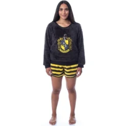 Harry Potter Womens' Sweater And Shorts Sleep Pajama Set-All Houses -Sleepwear Sales Store GUEST 76f66f56 1f75 498c 9f55 b2f1dc0cb0a7