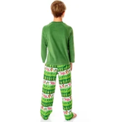 Elf The Movie Boys' Film Cotton-Headed Ninny-Muggins Sleep Pajama Set Multicolored