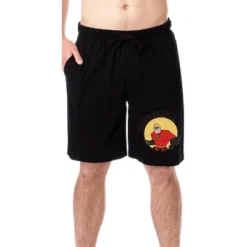 Disney Mens' The Incredibles Dad Father's Day Distressed Pajama Shorts Black -Sleepwear Sales Store GUEST 7995c447 1c9e 4b94 84d3 bea85c4bfb44