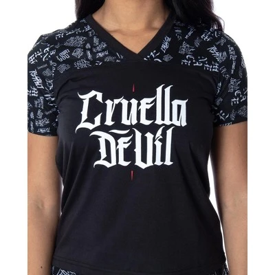 Disney Villains Women's Cruella De Vil 2 Piece Jogger Pajama Set Bad Girls Club 1 Disney Villains Women's Cruella De Vil 2 Piece Jogger Pajama Set Bad Girls Club