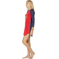 Wonder Woman Circle Logo Raglan Night Gown