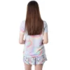 Peanuts Womens' Snoopy Dream In Color Tie-Dye Sleep Pajama Set Short Multicolored