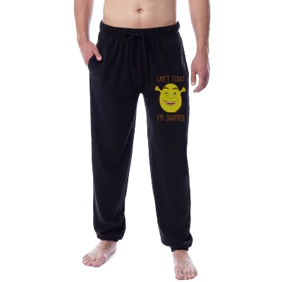 DreamWorks Shrek Men's Can't Today I'm Swamped Sleep Jogger Pajama Pants Black 3 DreamWorks Shrek Men's Can't Today I'm Swamped Sleep Jogger Pajama Pants Black - Image 3