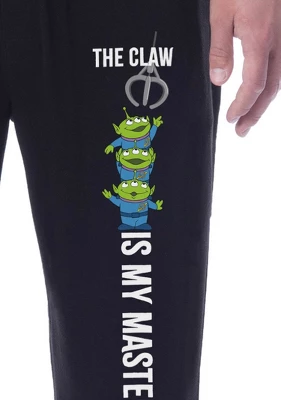 Disney Mens' Toy Story Movie Alien The Claw Is My Master Sleep Pajama Pants Black 2 Disney Mens' Toy Story Movie Alien The Claw Is My Master Sleep Pajama Pants Black - Image 2