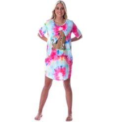 Scooby-Doo Women's Cartoon Graphic Tie Dye Nightgown Sleep Shirt Pajama Multicolored -Sleepwear Sales Store GUEST 7ee8d668 ce9b 4f55 8d87 8e008d4cb5e7