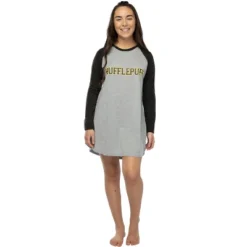 Juniors Harry Potter Hogwarts Houses Pajama Nightgown Raglan Sleep Shirt -Sleepwear Sales Store GUEST 7eecceba 70a9 4ed4 b67c adb1db478fa9