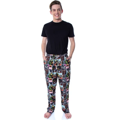 Star Wars Men's Comic Book Allover Pattern Sleep Lounge Pajama Pants Classic Comic Panels 1 Star Wars Men's Comic Book Allover Pattern Sleep Lounge Pajama Pants Classic Comic Panels