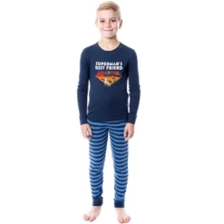 DC League Of Super-Pets Unisex Boys Girls Superman Krypto Sleep Pajama Set Blue -Sleepwear Sales Store GUEST 7f80f38a 68da 4832 b6ba a1db747bdb0c