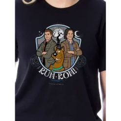 Supernatural Womens' Scoobynatural Ruh-Roh! Character Sleep Pajama Set Multicolored