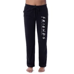 Friends TV Show Logo Womens' Sleep Pajama Pants Loungewear Black 5 Friends TV Show Logo Womens' Sleep Pajama Pants Loungewear Black -Sleepwear Sales Store GUEST 8282b695 9cbc 4428 9ba2 03e006a349d7