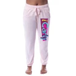 Nickelodeon ICarly Women's Television Series Logo Sleep Jogger Pajama Pants Pink -Sleepwear Sales Store GUEST 82c69643 bdc5 43a9 a98d 13885f5d202a