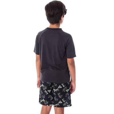 Monster Jam Boys' Skull Throttle Monster Truck Shirt And Shorts Pajama Set 3 Monster Jam Boys' Skull Throttle Monster Truck Shirt And Shorts Pajama Set - Image 3