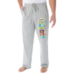 Nickelodeon Men's Rugrats Cartoon Characters Made In The '90s Pajama Pants Heather Grey -Sleepwear Sales Store GUEST 84e470f5 f223 4152 9935 33bfca7483e1