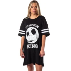 The Nightmare Before Christmas Women's Jack Skellington Nightgown Pajama Black -Sleepwear Sales Store GUEST 84f55339 1969 4b5d ba51 f655d8864dc8