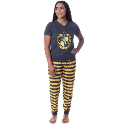 Harry Potter Womens' Hogwarts House Crest Jogger Pajama Set-All Houses 4 Harry Potter Womens' Hogwarts House Crest Jogger Pajama Set-All Houses - Image 4