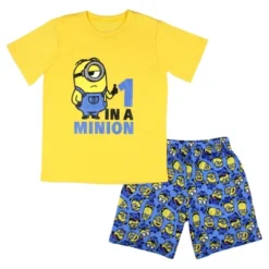 Despicable Me Boys' Movie Minions 1 In A Minion Sleep Pajama Set Shorts Multicolored -Sleepwear Sales Store GUEST 88b93f1f 6cb8 4a7a 8452 d50f7becbc87