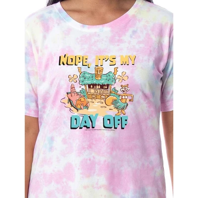 Nickelodeon SpongeBob SquarePants Womens' Nightgown Sleep Pajama Shirt Multicolored 1 Nickelodeon SpongeBob SquarePants Womens' Nightgown Sleep Pajama Shirt Multicolored