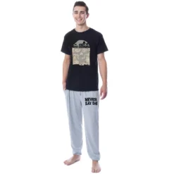 The Goonies Mens' Movie Skull Map Never Say Die Jogger Sleep Pajama Set Multicolored -Sleepwear Sales Store GUEST 89ce5824 980f 435d 867e 6aa0359264d2