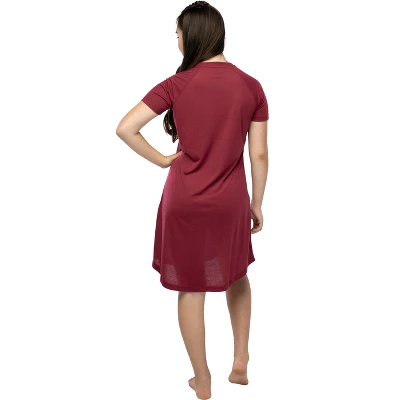 Harry Potter Juniors' Foil Print Hogwart Houses Raglan Nightgown Pajama 2 Harry Potter Juniors' Foil Print Hogwart Houses Raglan Nightgown Pajama - Image 2