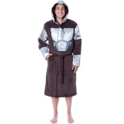 Star Wars Adult The Mandalorian Costume Fleece Robe Bathrobe For Men Women Brown -Sleepwear Sales Store GUEST 8a1e48e7 8f6b 4cb1 b6eb 89bf5f007c12