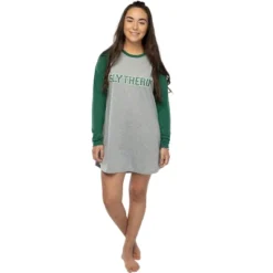 Juniors Harry Potter Hogwarts Houses Pajama Nightgown Raglan Sleep Shirt -Sleepwear Sales Store GUEST 8c5857ee 3744 4fb9 a2ae 8daee3f1891b