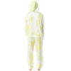 Spongebob Squarepants Tie Dye Womens' Pajama Cropped Hooded Jogger Set Yellow