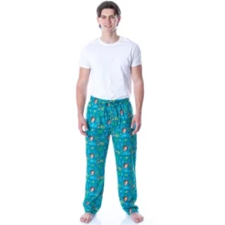 Elf The Movie Men's Son Of A Nut Cracker Allover Loungewear Pajama Pants Green