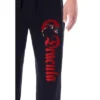 Universal Monsters Mens' Dracula Character Halloween Sleep Pajama Pants Black