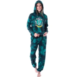Harry Potter Womens' Hogwarts Houses Tie Dye Cropped Hooded Jogger Set -Sleepwear Sales Store GUEST 8ea487c3 dd46 47ac b94b a54c53fb12e6