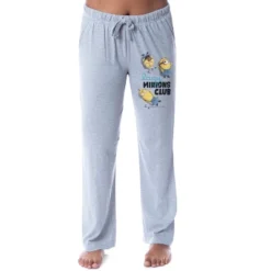 Despicable Me Womens' Minions Lazy Club Character Sleep Pajama Pants Grey -Sleepwear Sales Store GUEST 90b5574a bb1b 4451 a746 858677405ea9