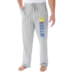 Nickelodeon Men's SpongeBob SquarePants Chillin' Loungewear Pajama Pants Heather Grey 5 Nickelodeon Men's SpongeBob SquarePants Chillin' Loungewear Pajama Pants Heather Grey -Sleepwear Sales Store GUEST 91320f34 2cfd 47b5 810b f5534d45bde8