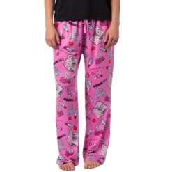Mean Girls Women's Burn Book Icons And Movie Quotes Lounge Pajama Pants Pink -Sleepwear Sales Store GUEST 937c4175 997e 461b 8e33 12090b6579df