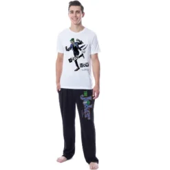 DC Comics Mens' The Joker Classic Playing Card Rude Boy Sleep Pajama Set Multicolored -Sleepwear Sales Store GUEST 94a3ce68 f555 413f 9575 7eeb731b3aec