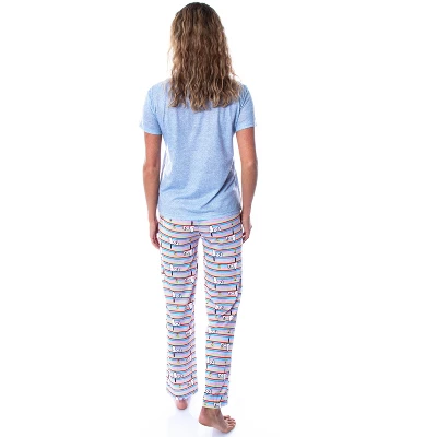 Peanuts Women's Snoopy Happiness Is Sleeping In Shirt And Pant Sleepwear Set 3 Peanuts Women's Snoopy Happiness Is Sleeping In Shirt And Pant Sleepwear Set - Image 3